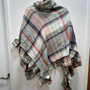 ANTHROPOLOGIE SHAWL /WRAP MULTICOLOR ONE SIZE